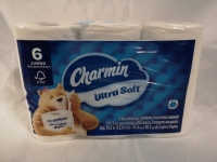 6 New Jumbo Charmin Toilet Paper Rolls - 2 Ply