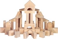 New Melissa & Doug 60 Top-Quality Hardwood Standard Unit Building Blocks with Smooth, Rounded Edges | Retails Over $120!