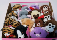20 New 5" assorted mini plush animals (stuffies)