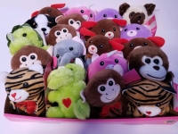 20 New 5" assorted mini plush animals (stuffies)