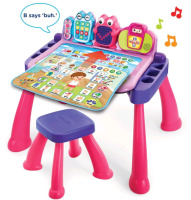 As New | Vtech Touch and Learn Activity Desk Deluxe: Pink