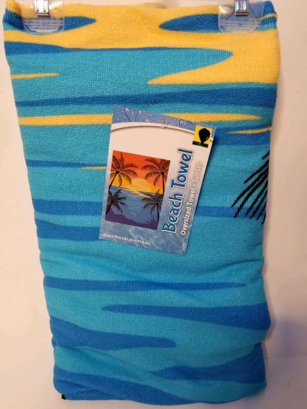 NEW Oversized Sunset Beach Towel 50" by 70"