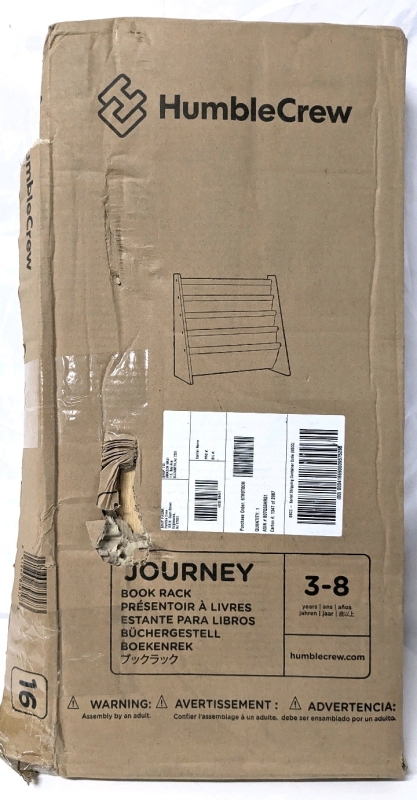 As-New (Spot of Impact Damage) Humble Crew JOURNEY Children's Book Rack for 3-8 Years WO173