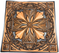 25 New Helena Antique Copper Glue Up/Drop In Decorative Panels - 23.75" &times; 23.75"
