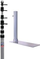 New - 20ft Flagpole-To-Go Telescopic Flagpole . Ultimate Tailgater Kit . Retail $125