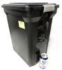 As-New IRIS USA Premium Airtight Pet Food Storage Container - Holds Up to 42 Pounds : Smoke, Black | 13" &times; 17.75 &times; 20" Tall - 2