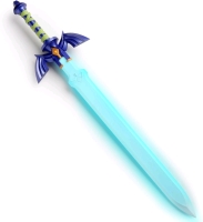 New in Box DMAR Zelda Master Sword - Hollow Plastic Cosplay Sword 40'' Plastic Master Sword, (Assembly Required)