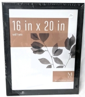 As-New Studio Gallery 2 Black Woodgrain Picture Frame 16" &times; 20"