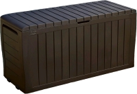 New in Box KETER Marvel Plus 71 Gallon Resin Outdoor Patio Storage Box | Retails Over $50