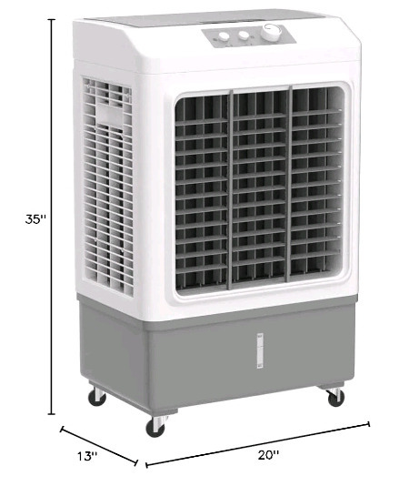 New | Evaporative Air Cooler w/ 60&deg; Isolation