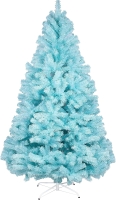 New in Box 6FT 1,300 Tips Artificial Blue Christmas Tree with Metal Stand Easy Assembly for Outdoor and Indoor Decor Retails for $208