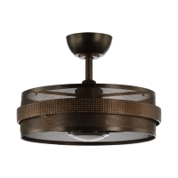 New in Box Dafologia Ceiling Fan w/ Light, All Installation Pieces Included - 21"x21"x10.6"