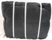 New Black Tarp Fence Privacy Screen - * From 4' x 12' - 8'-12' *