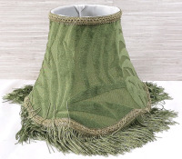 New Green Floral Lampshade - 10" Diameter