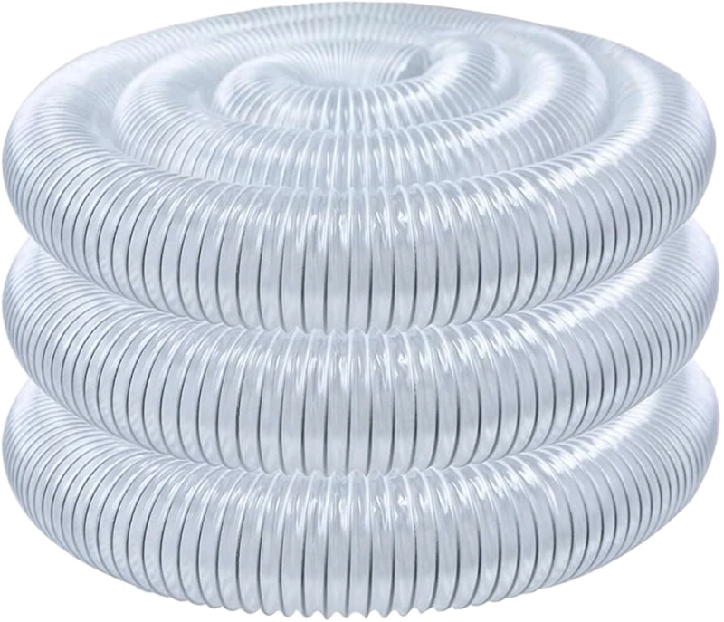 As-New POWERTEC 5" &times; 20' Dust Collection Hose Dust Collection Hosefor Woodworking and Wood Shop Dust Collection System (70266) | Retails Over $200