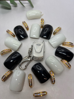 Vintage Flip Phone Watch Joan Rivers Lovely Findings in Logo Bag Rhinestones and Cubes