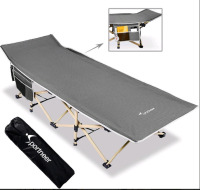 New In Box | Sportneer Camping Cot, Max Load 450 LBS | * Retails $61.99 *
