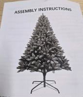 As New In Box | 7.5ft Tall Christmas Tree W/ Stand * Some Assembly Required * | * Retails $200+ *
