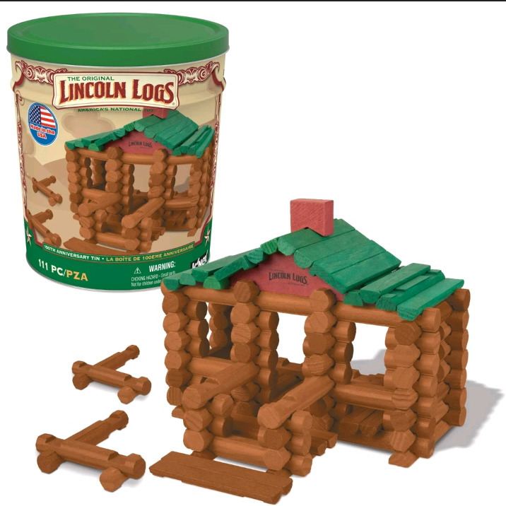 As New | 100th Anniversary Tin Of Original Lincoln Logs | * Retails $50+ *