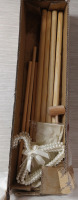 As New | Pet Clothing Rack w/ 6 Pearlescent Bow Mini Hangers
