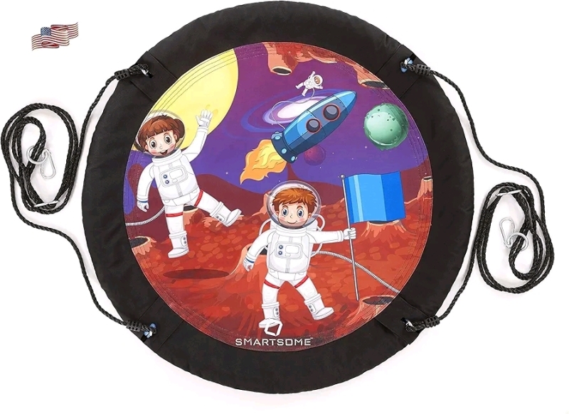 As New Smartsome Flying Saucer Tree Swing 40" Diameter with Steel Frame Indoor & Outdoor Retails for $129