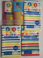 5 New | 321 Party! 54" x 84" Plastic Table Covers