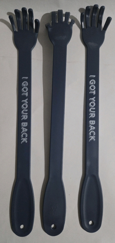 3 New | Plastic " I Got Your Back " 15" Long Back Scratchers
