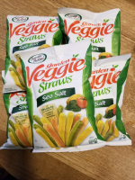 5 bags of Sensible Portions Sea Salt Garden Veggie Straws