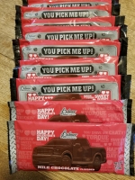9 Palmer chocolate pick up trucks