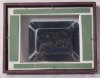 Vintage Tayor & Bate Brewery Old Stock Ale Metal Enamel Ashtray in Frame . Ashtray measures 6"&times;4 3/4" - 3