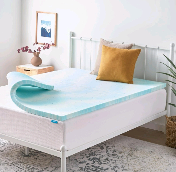 New In Box | Linenspa 2 Inch Memory Foam Mattress Topper, Gel Swirl Memory Foam Twin XL | * Retails $85.17 *