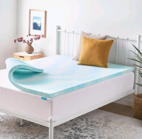 New In Box | Linenspa 2 Inch Memory Foam Mattress Topper, Gel Swirl Memory Foam Twin XL | * Retails $85.17 *