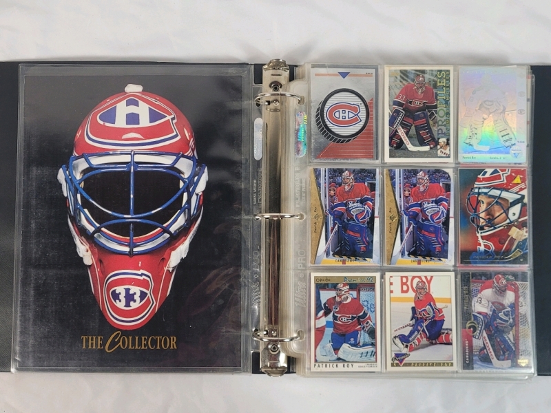 125+ Montreal Canadians NHL Hockey Trading Card Singles . Includes Majority Patrick Roy plus other Montreal Canadians Players