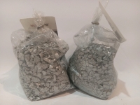 2lbs New | Decorative Silver Glass Gems | Perfect for Vases and Pots