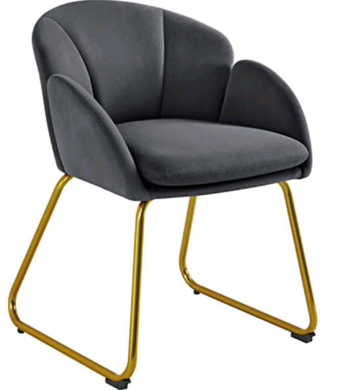 New | Yaheetech Flower Shaped Velvet Armchair