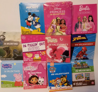 55 New packs of 26 Valentines per pack