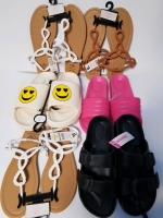 6 pairs of assorted New Bobbie Brooks sandals Ladies size medium (7-8)
