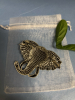 Green Rhinestone Elephant Brooch Statement with Intricate Design Detailing Approximately 1.8 x 2.5 Inch Glows Under UV - 6