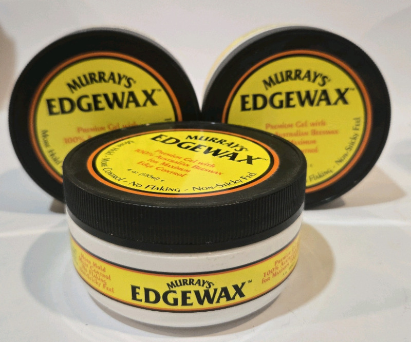 3 New | 120mL Murray's Edgewax- Premium Gel W/ 100% Australian Beeswax For Maximum Edge Control