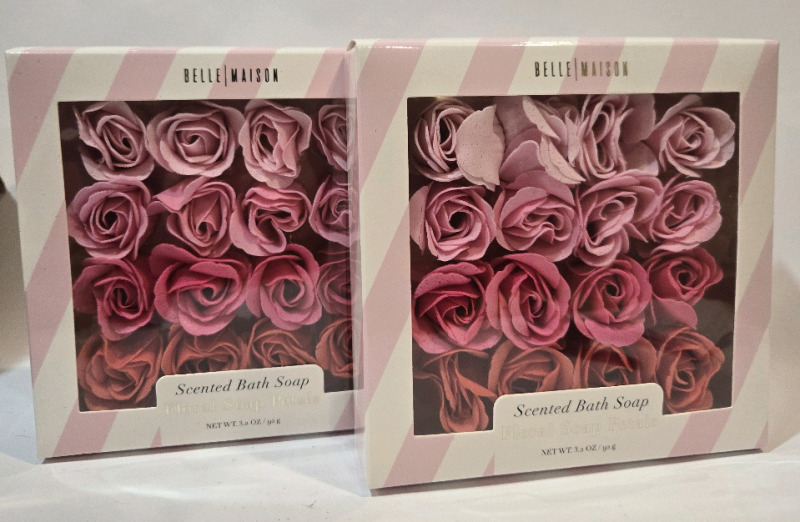 2 New Sealed | Belle|Maison 92g Scented Floral Bath Soap Pedals