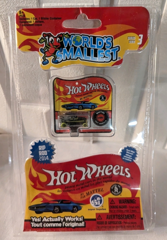 World's Smallest Rip Rod 2014 by Hot Wheels.