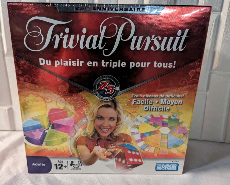 New Trivial Pursuit 25th Anniversary Edition.