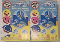 2 New | Pink Fong Baby Shark-Let's Go Hunt Game- | 2-4 Players Ages 3+