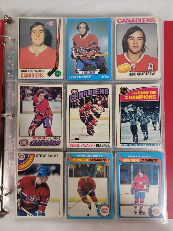 1969 - 2021 Montreal Canadians NHL Trading Card Singles , 207 Trading Cards .