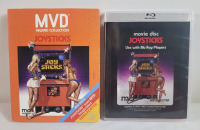 MVD Rewind Collection " JOYSTICKS " 1983 Motion Picture Blu-Ray . Mini Poster included