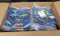 35 New 2-Pack Dinosaur Soft Cloth Snack Bags . Retail $9 each