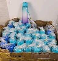41 New 32oz Motivational Fitness Sports Water Bottles w/Time Marker . Retail $400