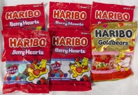6 New Harobo Gummy Treats. 1 Goldbears (113g BB 01/2026) & 5 Berry (88g BB 02/2026)