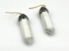Natural Howlite Crystal Spike Shape Earring, Retail $300.00.