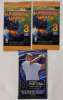 2023-24 - NHL Hockey , NBA Basketball & Multi-Sport Trading Card Sealed Packs . UD , Panini & Skybox . Six (6) Packs - 3